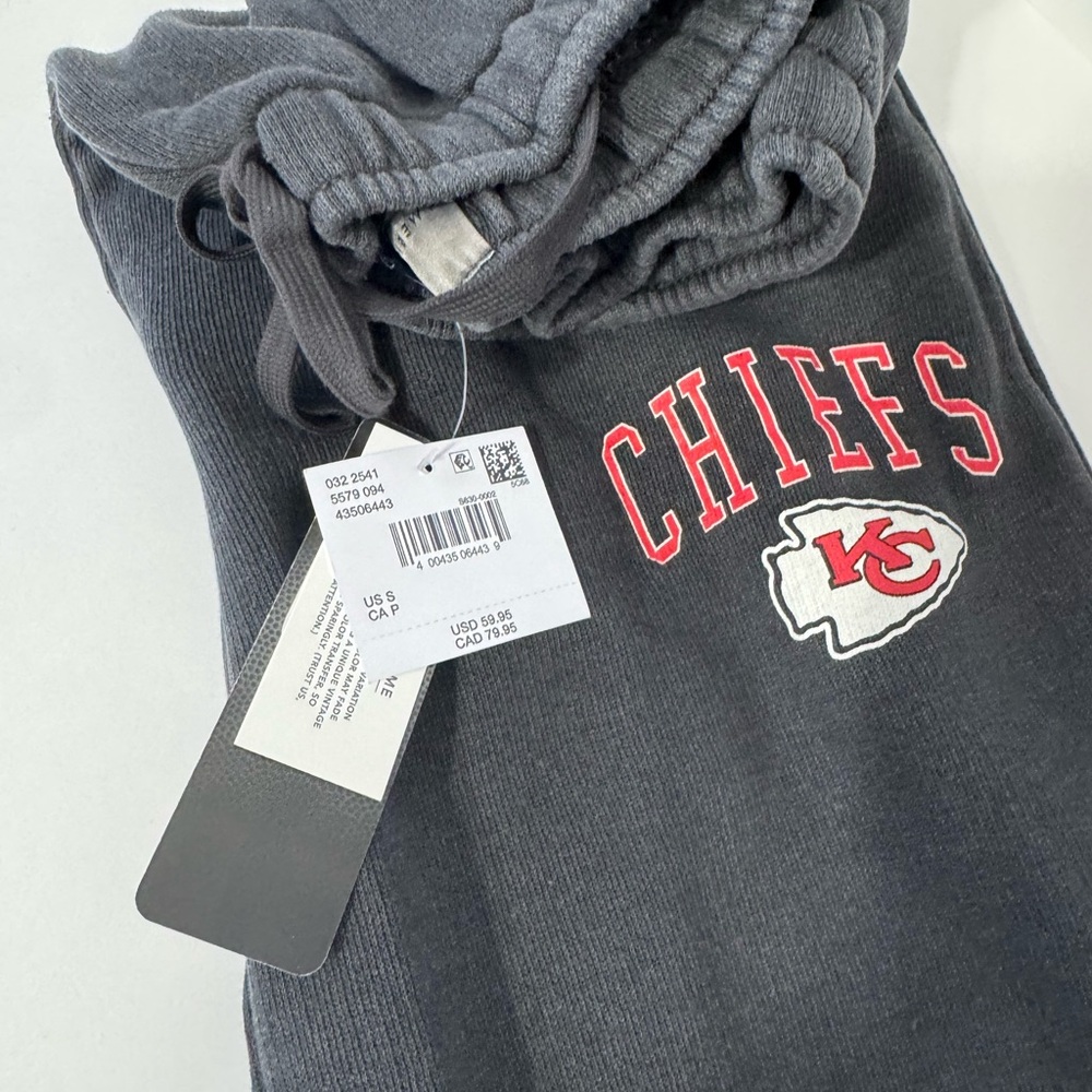 Chiefs Gray Track Pants